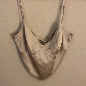 Silk crop top